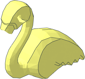 ~Animal Flamingo without Patternable Area and Leg ~Animal Flamingo without Patternable Area and Leg