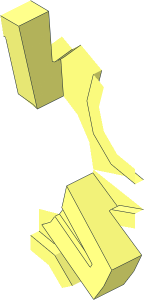 ~Wheel Rim 20 x 30 with Six Spokes and Center Lock - Half Center Lock