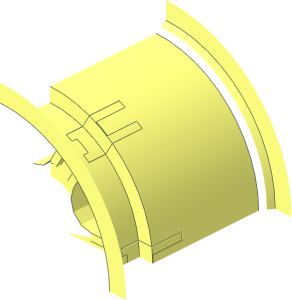 ~Wheel Rim 20 x 30 with Six Spokes and Center Lock - Quarter Rim