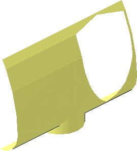 ~Technic Panel Curved  3 x  2 x  1 with Ferrari Logo Top Face