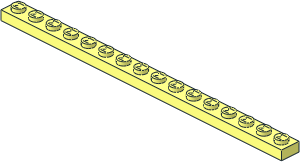 Modulex Plate  1 x 16 Modulex Plate  1 x 16