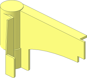 ~Scala Staircase Top Step - Support Attachment