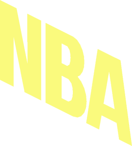 ~NBA Logo Text for Minifig Torso Basketball - Colourable Letters