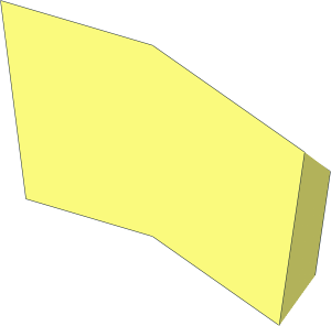 ~Modulex Angled Brick 9 2 x 1 Double - Side