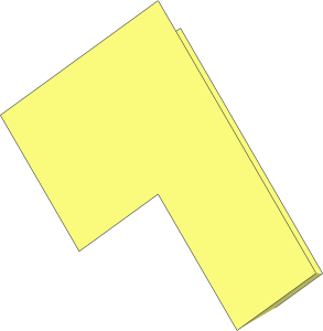 ~Modulex Angled Brick 45 2 x 1 Double - Side