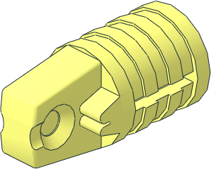 Hinge Arm Locking with Single Finger and Axlehole