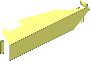 ~Duplo Plate  2 x  2 with Hinge Extended on Side and Red Gaskets - Half