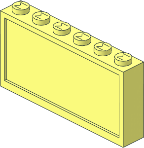 Modulex Window  1 x  6 x  3 Modulex Window  1 x  6 x  3