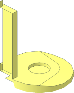 ~Duplo Building Wall  1 x  8 x  6 Top Hinge on Right