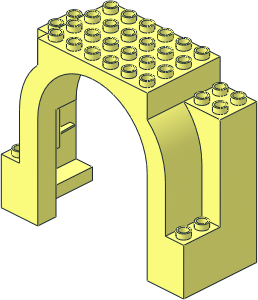 Duplo Tunnel Entrance  4 x 10 x  7