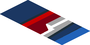 ~Sticker  0.8 x  1.9 with Taillamp on Blue Background Right - Third Face