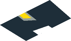 ~Sticker  1.8 x  3.9 with White "CAMARO" and Yellow Chevrolet Logos on Black Background - Third Face