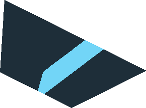 ~Sticker  0.8 x  1.6 with Chevrolet Logos and Light Blue Quads on Black Background Right -  Fourth Face