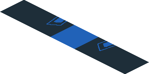 ~Sticker  1.9 x  1.8 with Chevrolet Logos and Blue Stripe on Black Background - Fifth Face