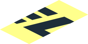 ~Sticker  1.9 x  1.8 with Black "FUEL" and Black Dotted Line on Transparent Background - Tenth Face