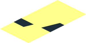 ~Sticker  1.9 x  1.8 with Black "FUEL" and Black Dotted Line on Transparent Background - Eleventh Face