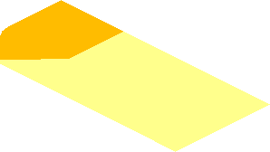 ~Sticker 0.8 x 1.6 with Orange Trapezoid on Transparent Background Right - Third Face ~Sticker 0.8 x 1.6 with Orange Trapezoid on Transparent Background Right - Third Face