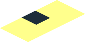 ~Sticker  1.9 x  1.8 with Black "FUEL" and Black Dotted Line on Transparent Background - Second Face