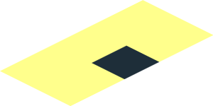 ~Sticker  1.9 x  1.8 with Black "FUEL" and Black Dotted Line on Transparent Background - Fifth Face