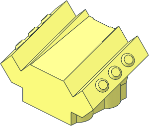 Slope Brick  2 x  2 x  1.667 with Angled Blocks