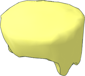 Minifig Hair Flat Top