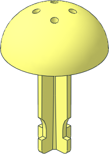 Duplo Cannon Ball with 4 Holes