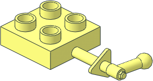 Duplo Plate  2 x  2 with Handle