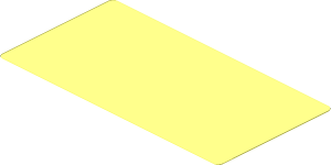 ~Sticker Back  2.0 x  3.8 - Flattened 6191b01