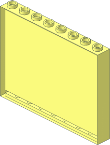 ~Panel  1 x  8 x  5 without Front Surface
