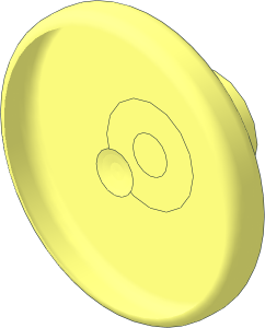 ~Duplo Brickrunner Car Wheel 6.2 x 42 Thin - without Side Surface