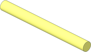 ~Axle Steel  6 x 64 LDU