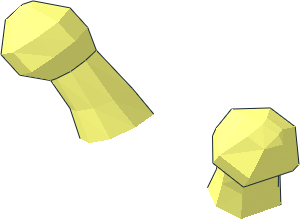 ~Minifig Cap with Antenna - Plastic Antenna