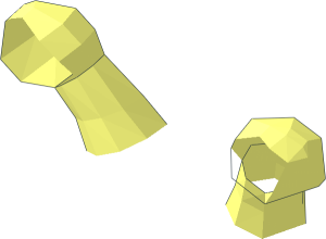 ~Minifig Cap with Antenna - Plastic Antenna without Patternable Front