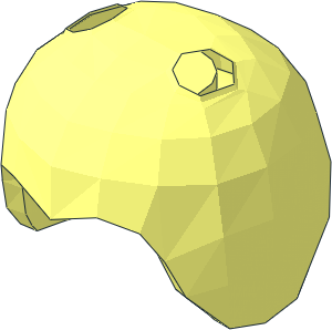 ~Minifig Cap with Antenna - Rubber Cap