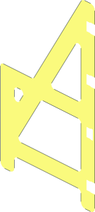 ~Duplo Stables Gate  1 x  4 x  6 - Half