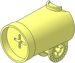 ~Duplo Cannon with Firing Button and Locking Ring - Front Piece