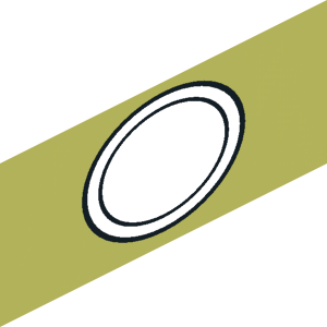 ~Duplo Train Cabin  3.2 x  3 x  3 with Narrow Front Windows with Number Pattern - Background and Black Borders