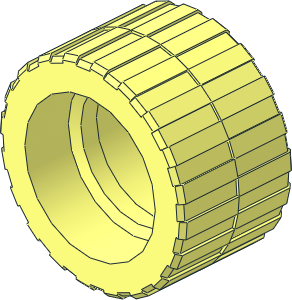 Tyre 14.3/ 27 x 6.4 Shallow Staggered Treads Tyre 14.3/ 27 x 6.4 Shallow Staggered Treads