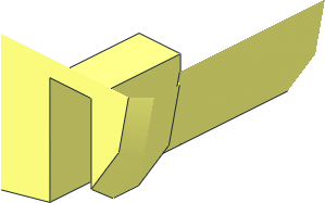 ~Duplo Brick  2 x  2 with Pin on Side - Quarter Pin