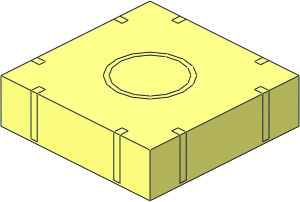~Duplo Tile Bottom  2 x  2