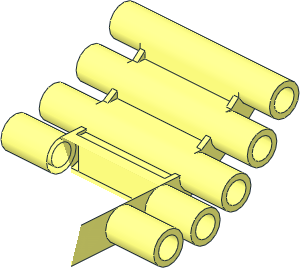 ~Duplo Log Bridge - Half