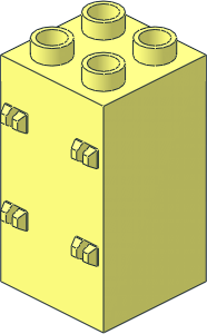 Duplo Support  2 x  2 x  3 with 4 Hinges
