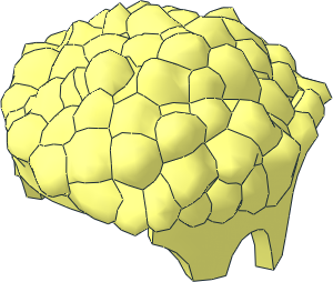 Minifig Hair Short with Curls and Pompadour