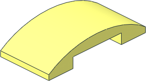 Slope Brick Curved  4 x  2 Double