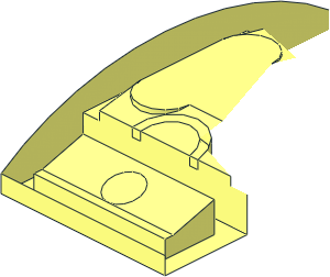 ~Slope Brick Curved  4 x  2 Double without Patternable Surfaces - Half