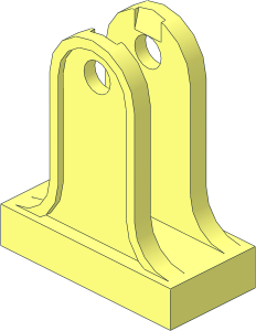 Duplo Boat Helm / Ship's Wheel Support