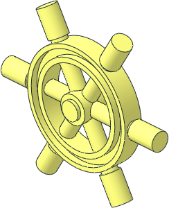 Duplo Boat Helm / Ship's Wheel