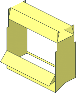 ~Train Track  9V Crossing - Plastic Part, Inner Side Clamp Cutout Low Profile ~Train Track  9V Crossing - Plastic Part, Inner Side Clamp Cutout Low Profile