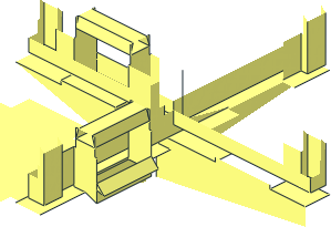 ~Train Track  9V Crossing - Plastic Part, Symmetrical Surfaces ~Train Track  9V Crossing - Plastic Part, Symmetrical Surfaces