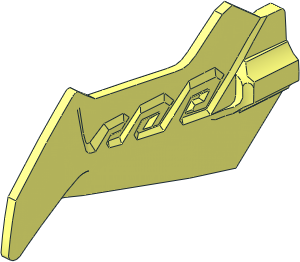 Constraction Blade 6L Jagged with Axle Hole